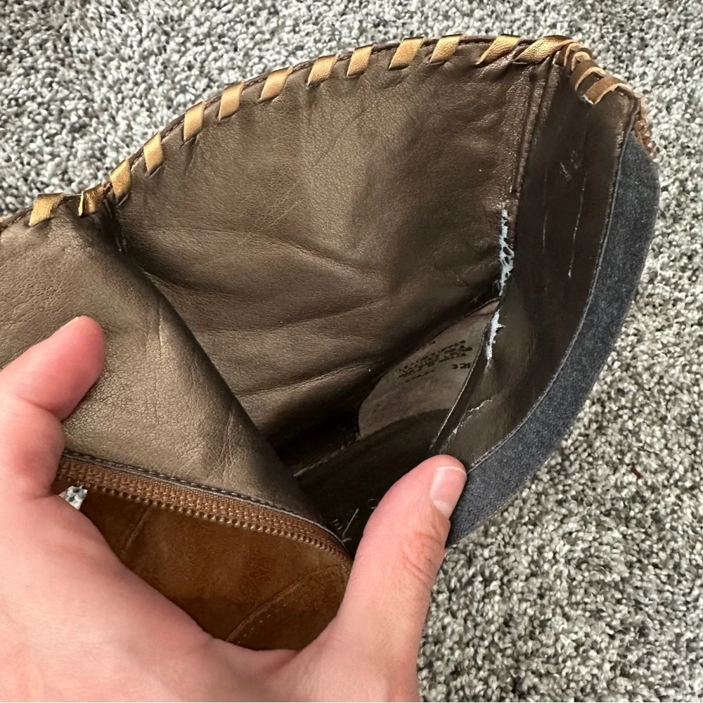 Antonio Melani leather/suede boho cowgirl ankle boots - Picture 6 of 6